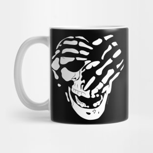 See No Evil Skull Mug